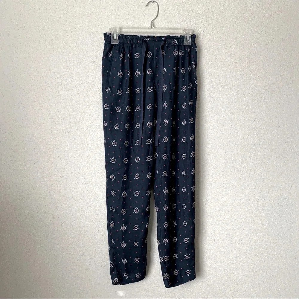 Zara navy blue sailor pants XS